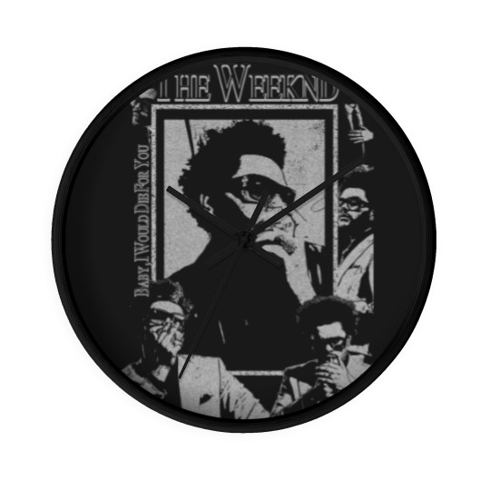 Discover Vintage Weeknds Wall Clocks, Weeknds Wall Clocks | Hip-Hop Music Wall Clocks