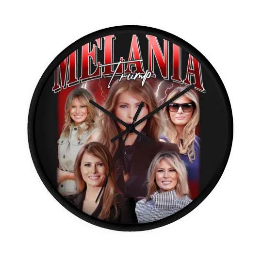 Discover Melania Trump Bootleg Vintage Wall Clocks, Melania Trump Wall Clocks