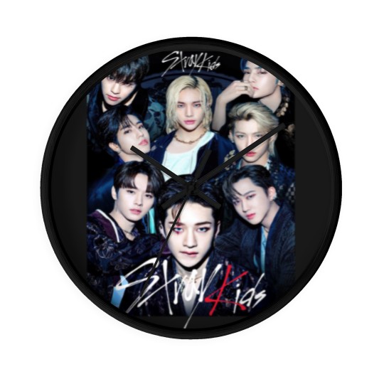 Discover Vintage Stray Kids Wall Clocks, Stray Kids World Tour 2023 Wall Clocks