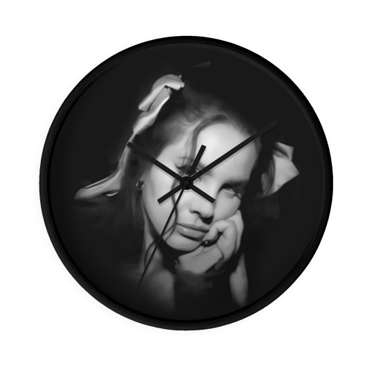 Discover 90s Lana Del Rey music Wall Clocks graphic Wall Clocks Charcoal Wall Clocks Men Women