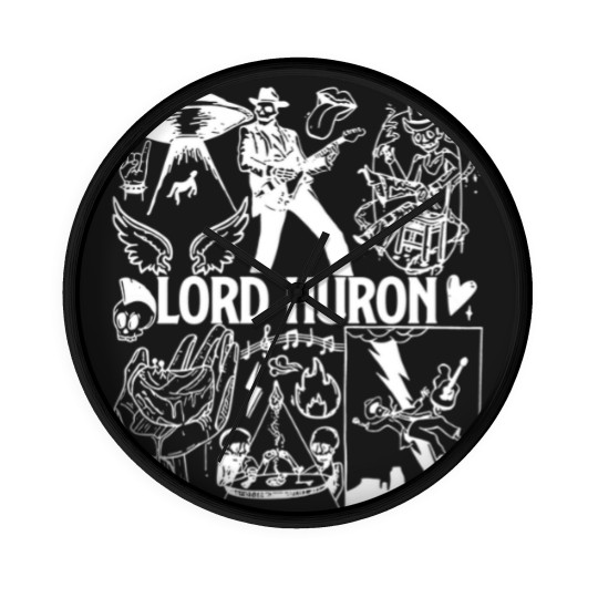 Discover Lord Huron Doodle Art Wall Clocks, Vintage Lord Huron Merch Wall Clocks