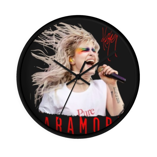 Discover Paramore Hayley Williams Wall Clocks, Music Tour 2023, Paramore Merch Wall Clocks