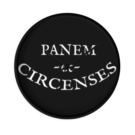 Discover panem et circenses Wall Clocks