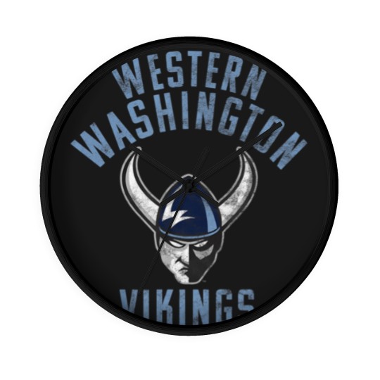 Discover western washington university vikings large Wall Clocks