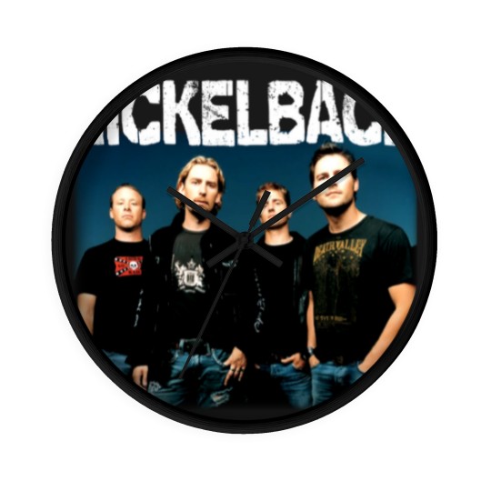 Discover Nickelback Wall Clocks, Nickelback Fan Gift, Rollin New Album, Brandon Kroeger