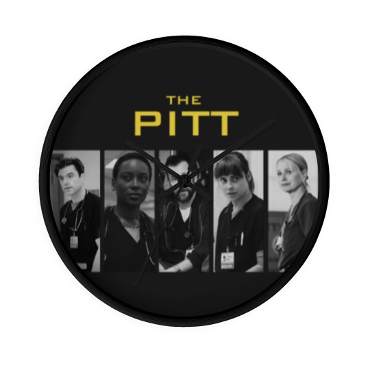 Discover The PITT Wall Clocks, Tv Series, The Pitt Tv Show, Noah Wyle Wall Clocks, Dr. Robbie Wall Clocks