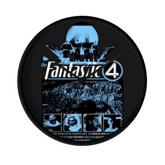 Discover Fantastic Four Wall Clocks Vintage Fantastic Four First Steps Wall Clocks