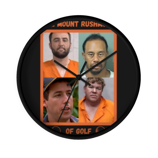 Discover Mount Rushmore of Golf Wall Clocks, Funny Golf Wall Clocks, Tiger Wall Clocks, Free Scottie
