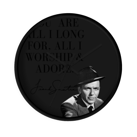 Discover Frank Sinatra Wall Clocks, Gift for Her, Moon Wall Clocks, Music Wall Clocks