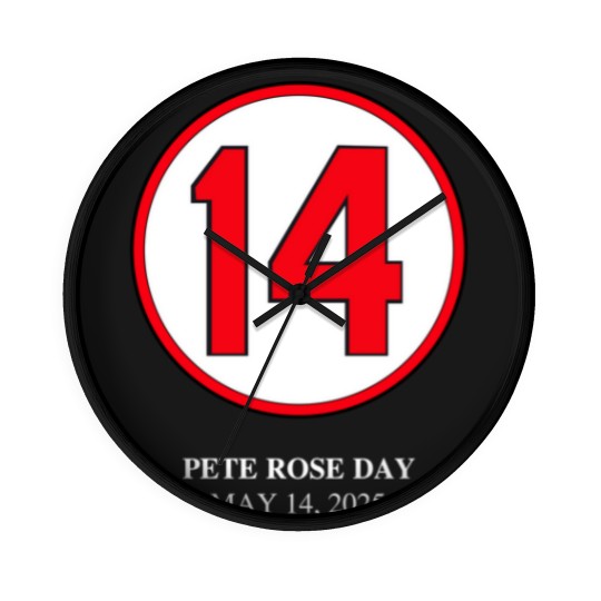 Discover 2025 - Pete Rose Day Wall Clocks
