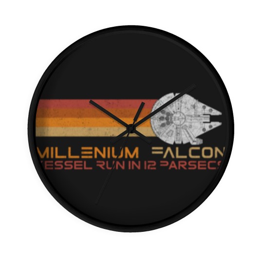 Discover 12 parsecs Wall Clocks
