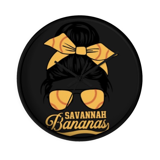 Discover Savannah Bananas Baseball, BANANAS BASEBALL Wall Clocks