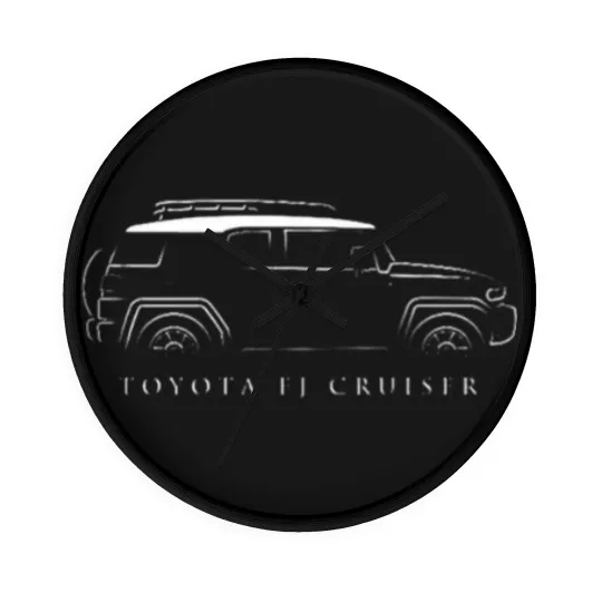 Discover Toyota FJ Cruiser perfil Wall Clocks