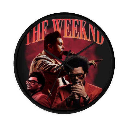 Discover Weeknd Vintage Merch Wall Clocks