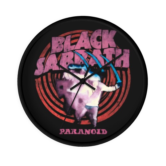 Discover BLACK SABBATH Paranoid Amplifier Wall Clocks