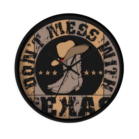 Discover Dont mess with Texas - Dont Mess With Texas - Wall Clocks
