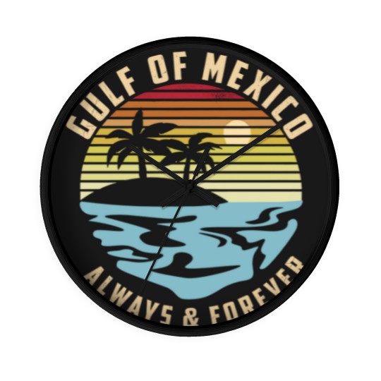Discover Gulf Of Mexico Always And Forever Wall Clocks