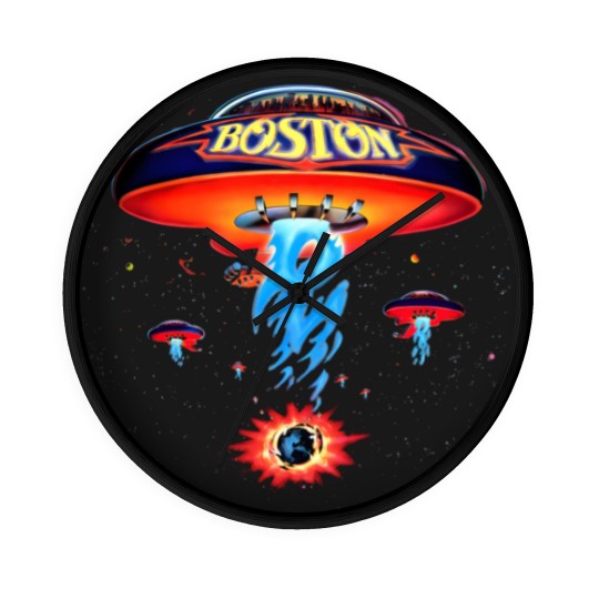 Discover Boston Band Wall Clocks Spaceship Rock Band Wall Clocks