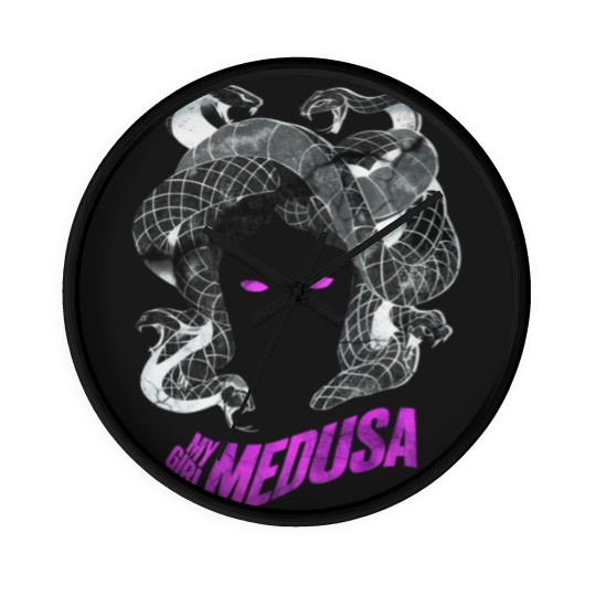 Discover My Girl Medusa Wall Clocks Medusa Snake Face Wall Clocks