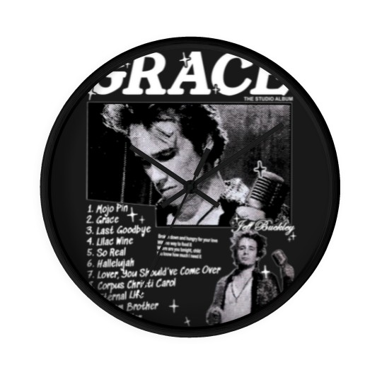 Discover Jeff Buckley Wall Clocks, Jeff Buckley Mystery White Boy Tour