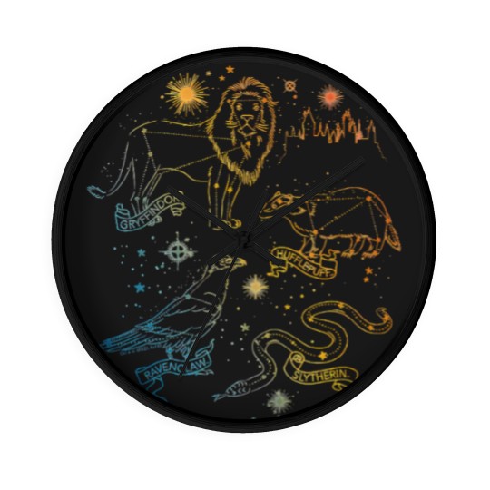 Discover Rainbow HOGWARTS™ Houses Constellations Wall Clocks