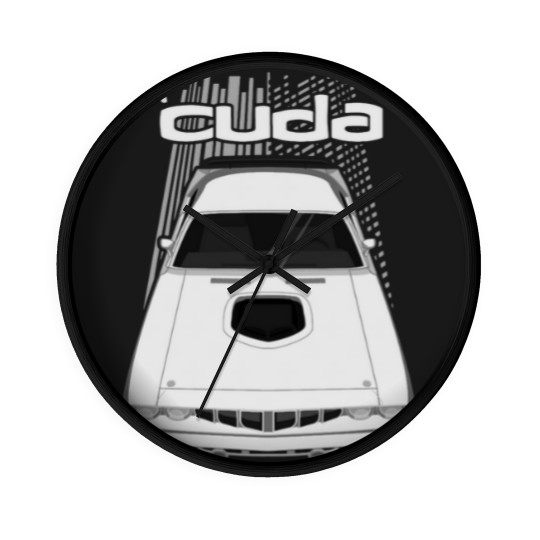 Discover Plymouth Barracuda 1971 - White Wall Clocks