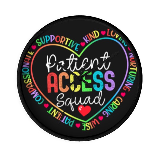 Discover Patient Access Squad Specialist Rainbow Appreciation Wall Clocks