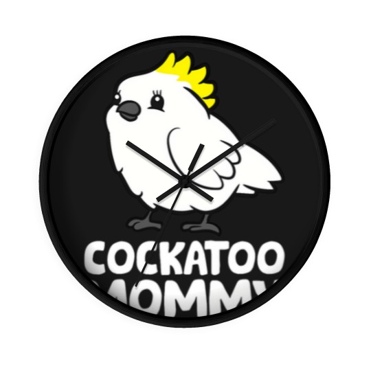Discover Cockatoo Mommy Funny Cockatoo Wall Clocks