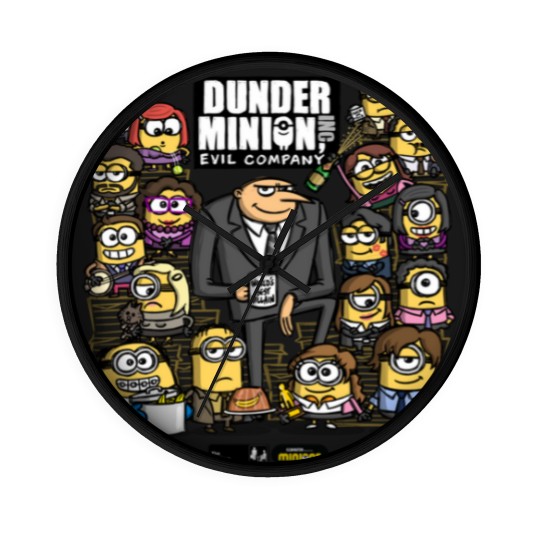 Discover The Office X Minions Characters Wall Clocks
