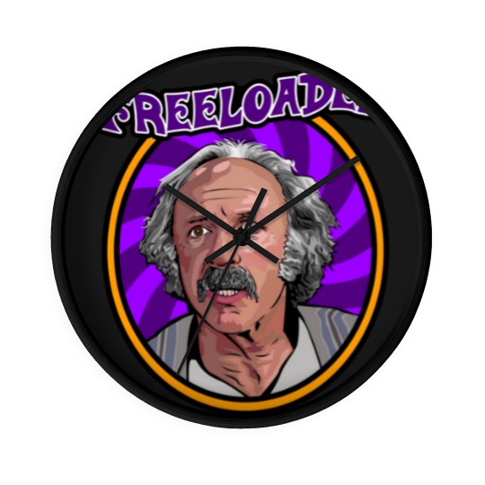 Discover Grandpa Joe Is The Og Freeloader Sticker Wall Clocks
