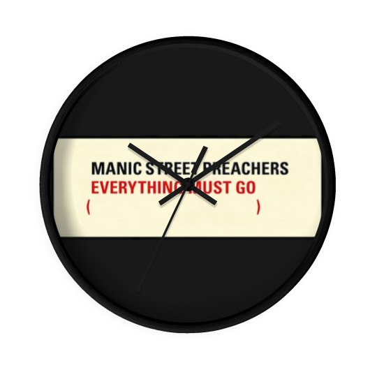 Discover Manic Street Preachers Unisex Wall Clocks: Everything Must Go