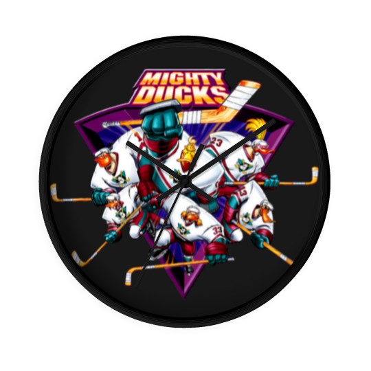 Discover Vintage Mighty Ducks Flashs Wall Clocks