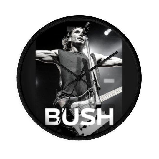 Discover BUSH ROCK BAND Tour - Bush Fan Edition - Nostalgic 90s Wall Clocks