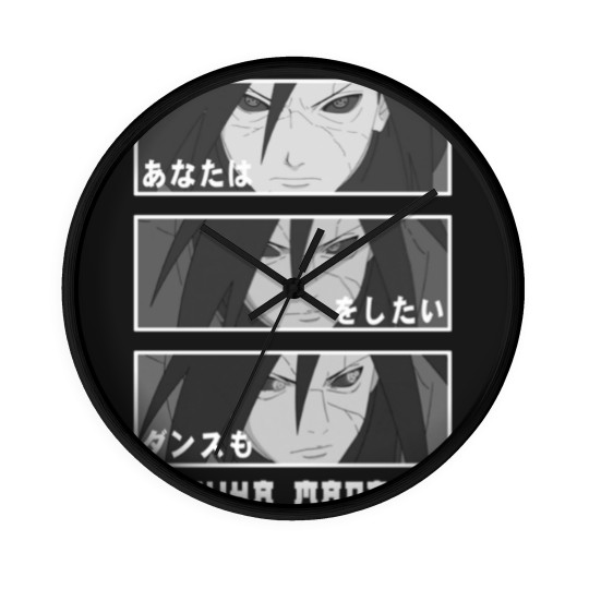 Discover dance with the god of the eyes - Madara - Wall Clocks