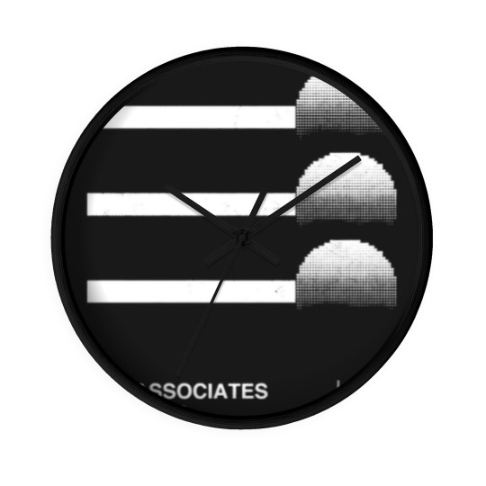 Discover The Associates / Minimalist Graphic Design Fan Artwork - The Associates - Wall Clocks