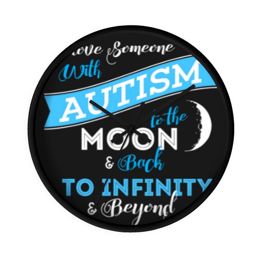 Discover AUTSIM MOM - GRANDPA - GRANDMA - DAD - AUTISM GIFT Wall Clocks