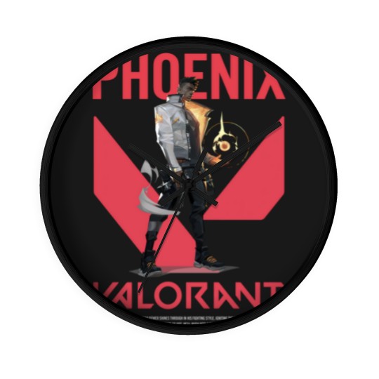 Discover Phoenix Valorant Wall Clocks