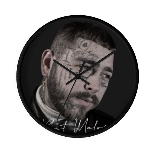 Discover Post Malone Wall Clocks, Post Malone Wall Clocks