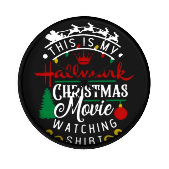 Discover Hallmark Christmas Movies Wall Clocks, This Is My Movie Watching