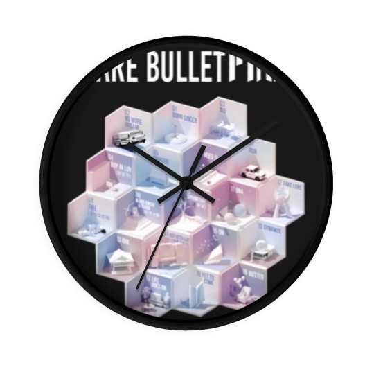 Discover BTS Inspired Proof Wall Clocks, BTS Proof Album Track Player Wall Clocks