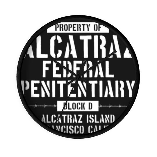 Discover Alcatraz - California - The Rock - Jail - Prison Wall Clocks
