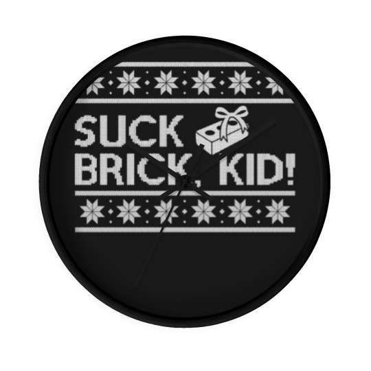 Discover Suck brick, kid! Wall Clocks