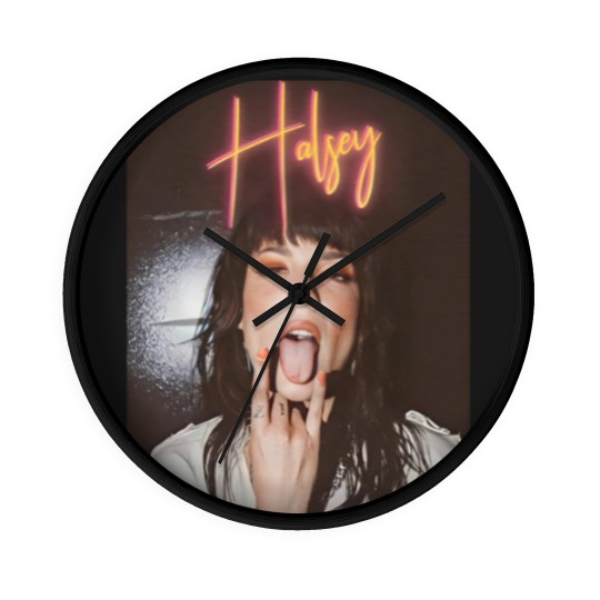 Discover Halsey Vintage Style Photoshoot Wall Clocks, Halsey Aesthetic Wall Clocks