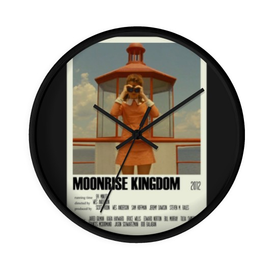 Discover Moonrise Kingdom Alternative Art Movie Large 1 Wall Clocks Wall Clocks Gift Gifts Moonrise Kingdom Wall Clocks