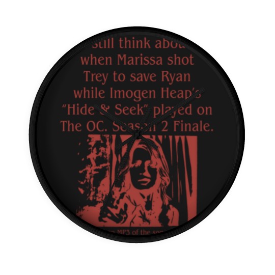 Discover I Still Think About When Marissa Shot Trey on The O.C. Season 2 Finale Wall Clocks