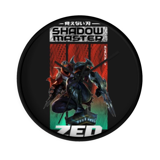 Discover Zed 1.0 - League Of Legends - Wall Clocks
