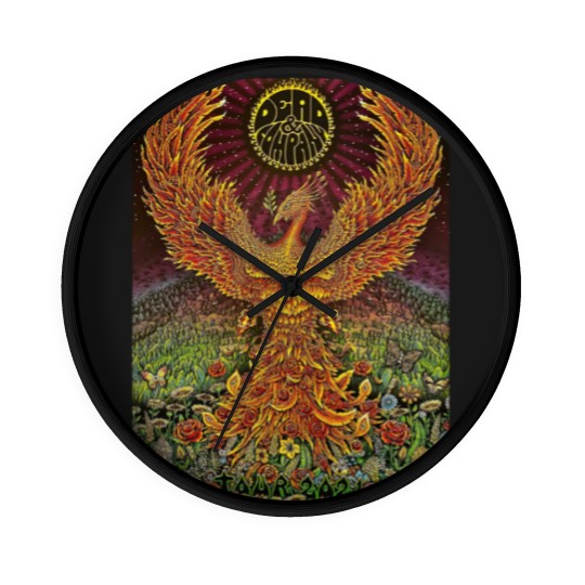Discover Grateful Phoenix Dead Wall Clocks