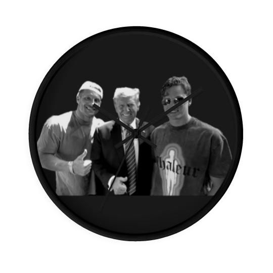 Discover Donald Trump Nick Bosa Joe Burrow Wall Clocks, Political Statement Wall Clocks, Conservative ShirtSports Wall Clocks