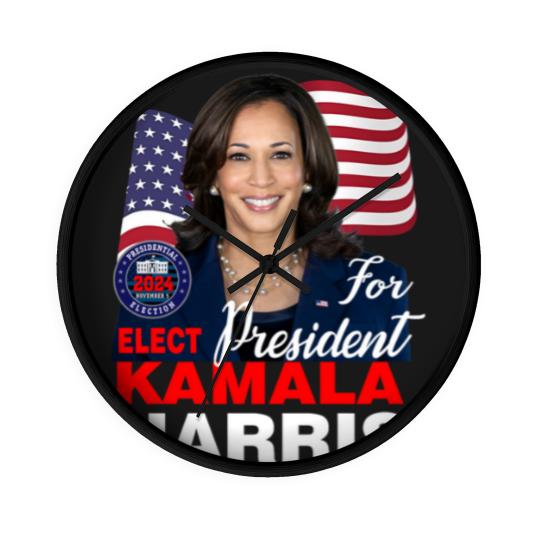 Discover KAMALA HARRIS FOR PRESIDENT Wall Clocks