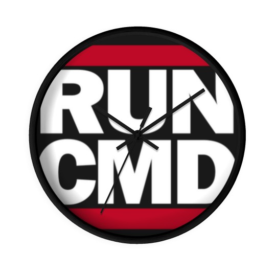 Discover RUN CMD Wall Clocks
